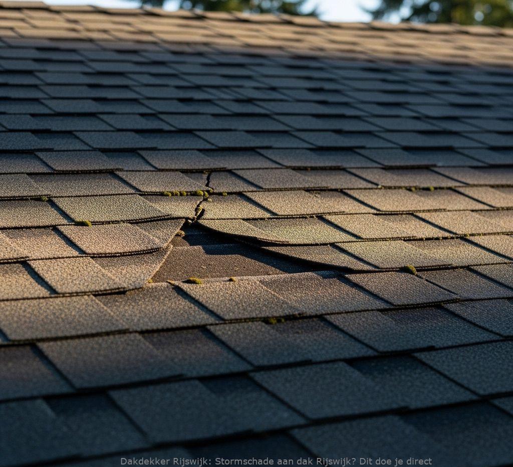 Stormschade Aan Dak Rijswijk